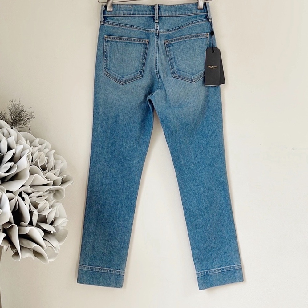 RAG & BONE The Waverly Straight Crop Jeans 25 - Picture 7 of 14